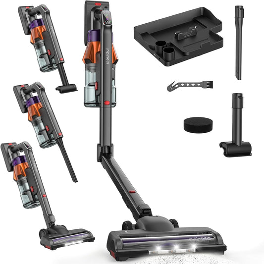 Lubluelu Cordless battery vacuum cleaner, ideal for pet hair, carpets and hard floors - QUORE