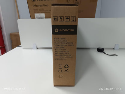 Aobosi keramische kookplaat 2 platen, Domino keramische kookplaat