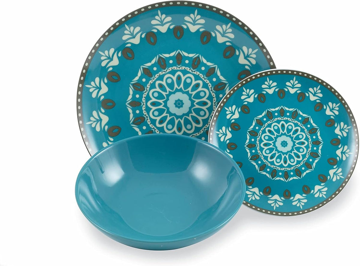 Tafelservies – Serviesset – Servies – Eetservies – Dinerservies – 18-Delig Voor 6 Personen – Porselein, Magnetron- En Vaatwasserbestendig
