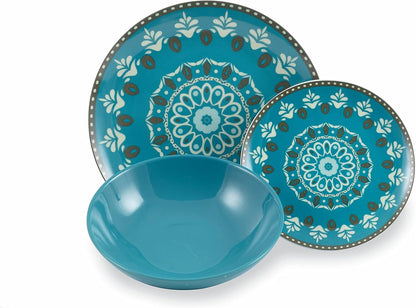 Tafelservies – Serviesset – Servies – Eetservies – Dinerservies – 18-Delig Voor 6 Personen – Porselein, Magnetron- En Vaatwasserbestendig