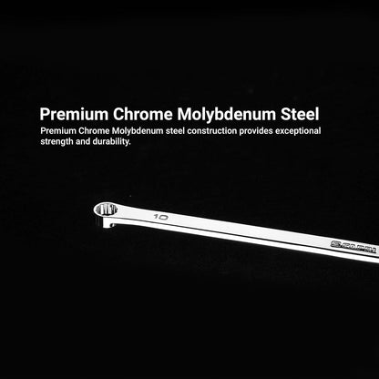 Capri Tools 0 graden offset extra lange doos eindsleutelset (6-delige metrische (8-24 mm) / opbergzakje) (CP11800-6MPK-JP)