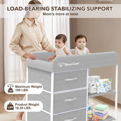 Opvouwbare babycommode