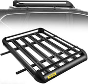 Vevor - Auto dakdrager - Laadvermogen 100KG - 127 x 90 x 14 cm - voor alle soorten auto's - Zwart