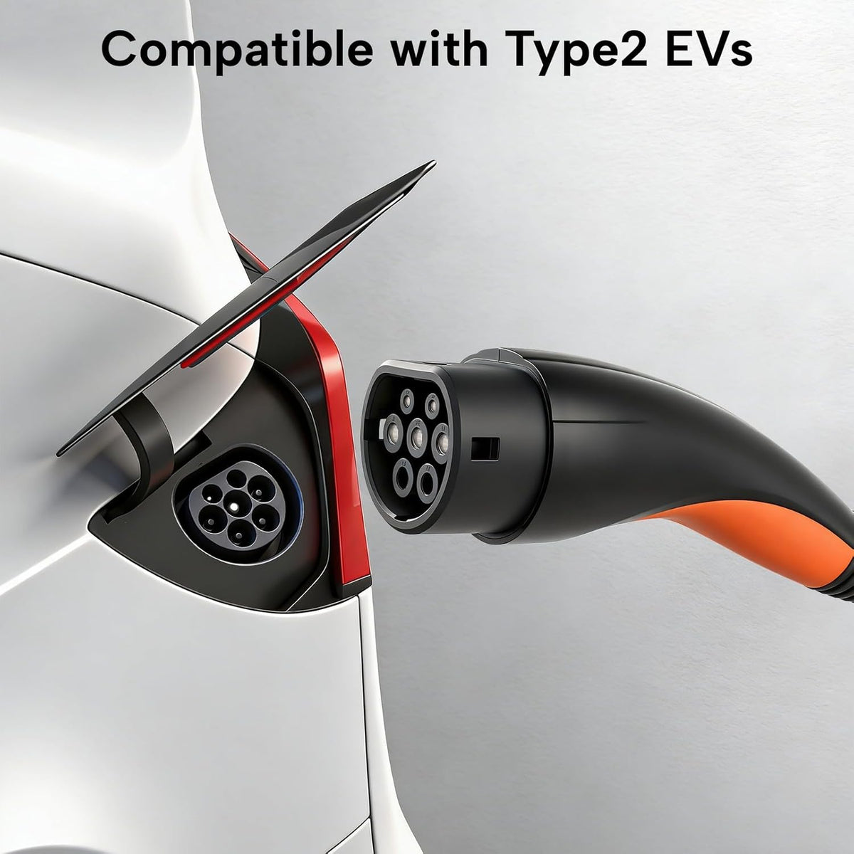 Type 2 EV-verlengkabel, 7 kW, 7 m, 32 A, verlengkabel voor opladen voor elektrische voertuigen volgens IEC62196