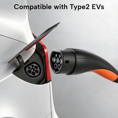 Type 2 EV-verlengkabel, 7 kW, 7 m, 32 A, verlengkabel voor opladen voor elektrische voertuigen volgens IEC62196