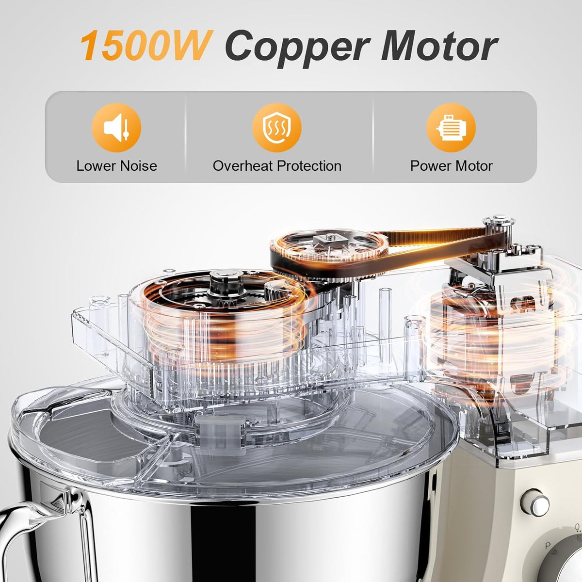 Facelle Stand Mixer - Wit