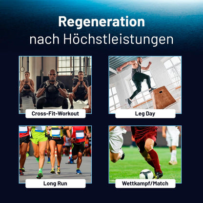 Sports Only x VENENWALKER massageboots, recovery boots met 10 drukniveaus en wisseldruktechniek, beenmassageapparaat voor geoptimaliseerde regeneratie, gecertificeerd medisch product