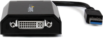 StarTech.com USB 3.0 naar DVI/VGA-adapter - 2048x1152 - Externe video- en grafische kaart - Dual Monitor Display Adapterkabel - Ondersteunt Mac & Windows (USB32DVIPRO)