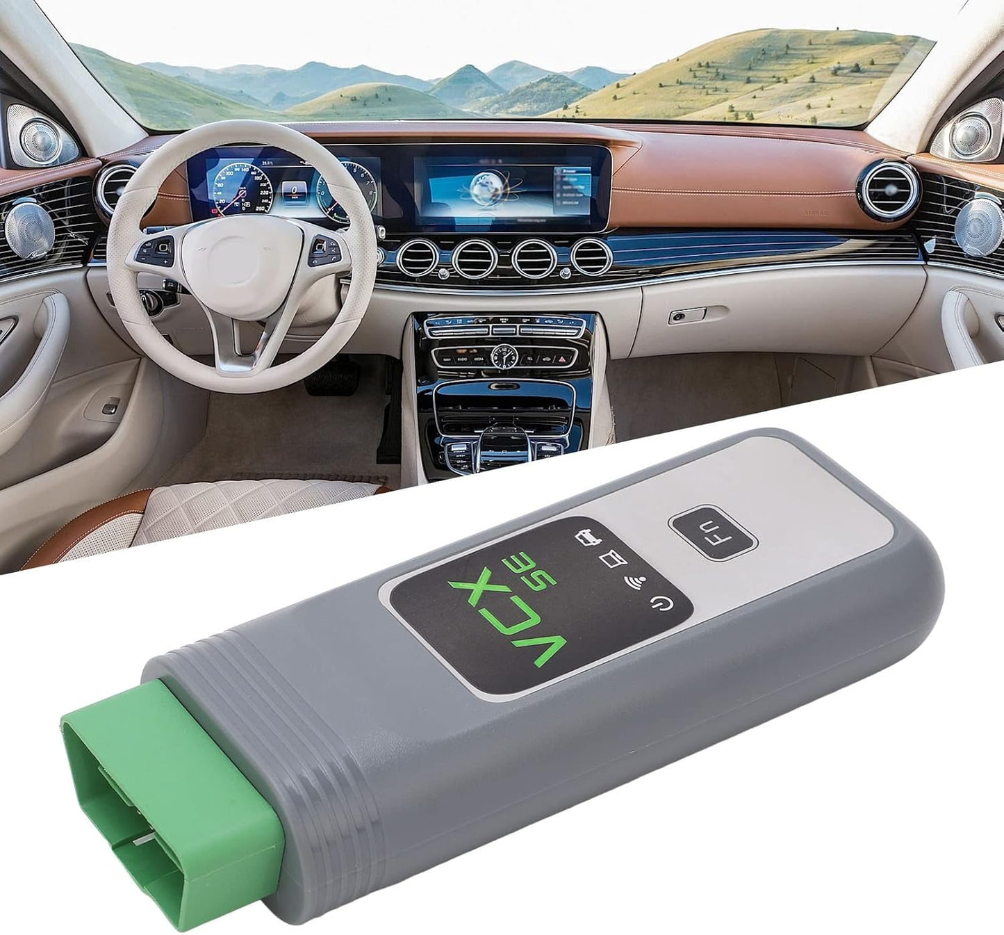 OBDII-diagnosetool, 6154 OBDII-diagnosetool met WIFI 5054A ECU-programmering en Codering Autocodelezer