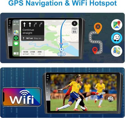 Woibugee Android 10 autoradio Wireless CarPlay Wireless Android auto voor Audi_A3 S3 RS3 2 GB + 32 GB 9 inch QLED scherm AM FM RDS radio WiFi dubbele Bluetooth audio auto stereo met navigatie