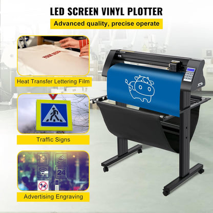 Vinyl Snijplotter – Plottersnijder – Vinylsnijder – Snijmachine – Contoursnijder – 780 Mm Snijbreedte – Optisch Oog Voor Contoursnijden
