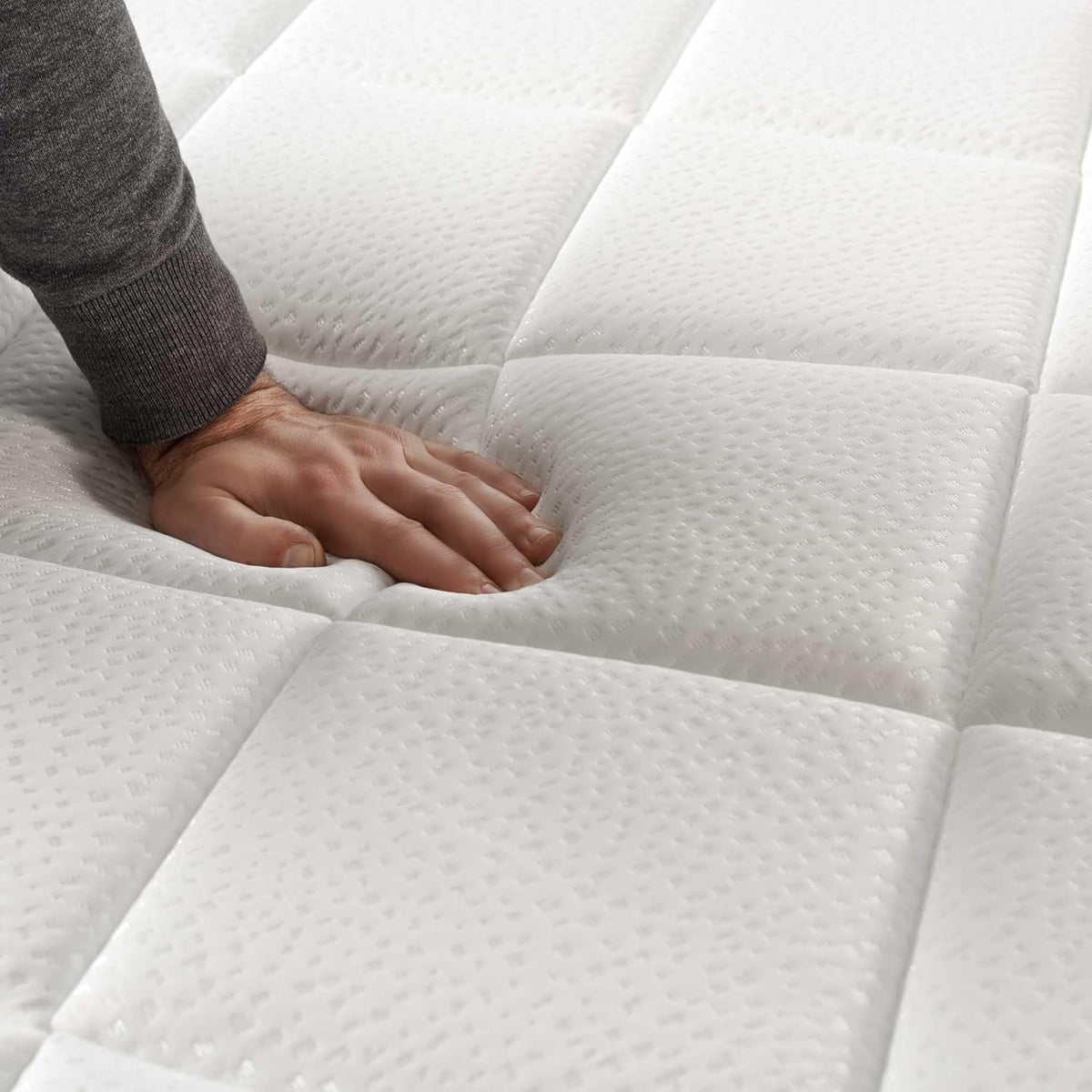 naturalex Supervisco | Soothing Contoured Supportive Memory Foam Mattress | EU Size 160x200cm | Prevents Cervical and Lumbar Pain | Enhanced Airflow for Added Freshness | Certified Pure