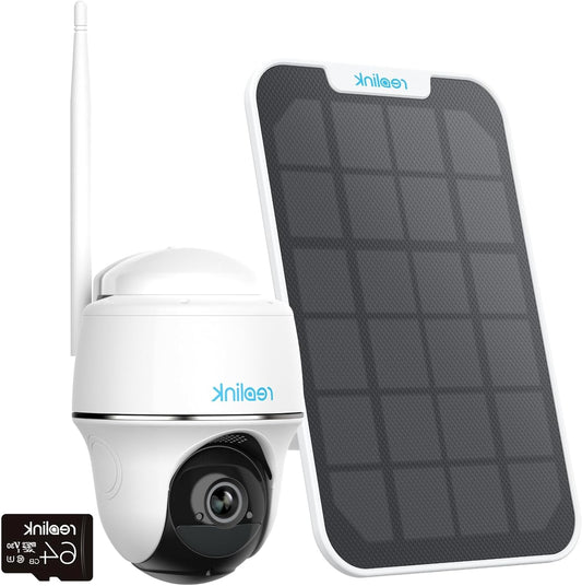 Draadloze Beveiligingscamera – IP Camera – Surveillance Camera – Wifi Camera – Outdoor Camera – 4MP Resolutie – Zonnepaneel Met 360° Pan-Tilt & Persoons- en Voertuigdetectie