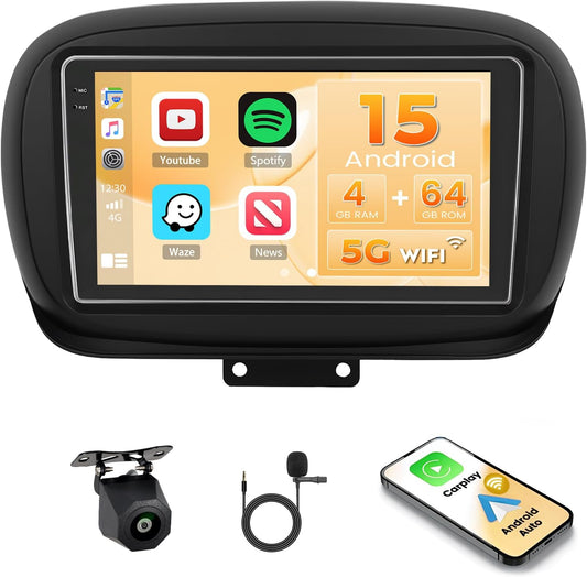 Autoradio – Auto Radio – DAB+ Radio – Bluetooth Radio – Multimedia Speler – 9 Inch Touchscreen – Wireless CarPlay & Android Auto