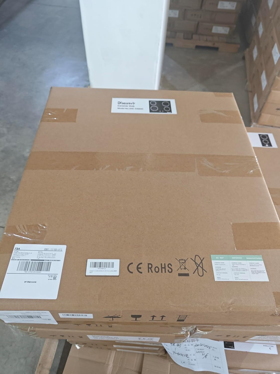 Kookplaat met 4 Pitten – Inductiekookplaat – Elektrische Kookplaat – Inbouw Kookplaat – Vitrokeramische Kookplaat – 60 cm Breed – 6000 W Vermogen – Touchbediening met Timer en Kinderslot