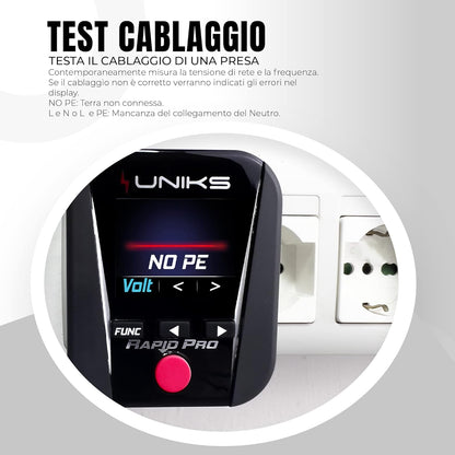Uniks Multifunctioneel in zakformaat voor de inspectie van elektrische installaties - RAPIDPRO