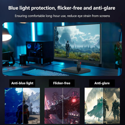Z-Edge Gaming Monitor 25'' 240Hz, IPS Panel, 1ms MPRT, FHD 1080P, FreeSync, LED Gaming Monitor, Adjustable Tilt, HDMI2.0 & DP1.4, VESA 100 * 100mm (HDMI Cable Included)