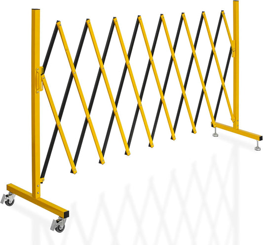 Hekrollen met maximale breedte 270 cm x hoogte 120 cm, telescopische poort, poort, bouwplaats/treinstation/school/garage, raster-accordeonhek, hekpoort (licht, compact)