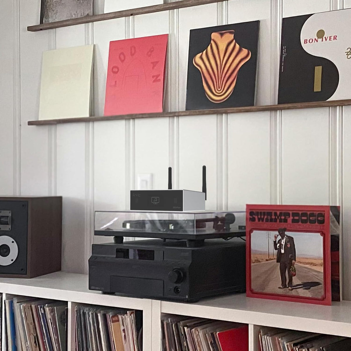 Arylic Up2stream S50 Pro+, Ontvanger Audio WiFi en Bluetooth, Voorversterker aptX HD met ESS Sabre Dac AKM ADC Multiroom/multizone, Draadloze stereo-installatie met AirPlay, Spotify, Internet Radio