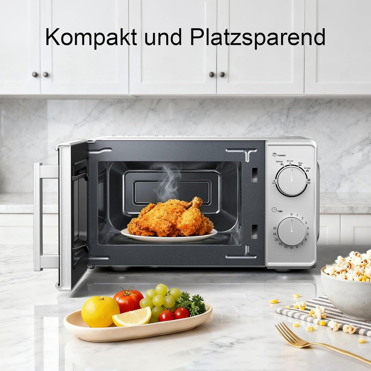 Solo Magnetron – Magnetron Oven – Microwave – Keukenapparaat – Mini Oven – 20 Liter Inhoud – 700 Watt Vermogen