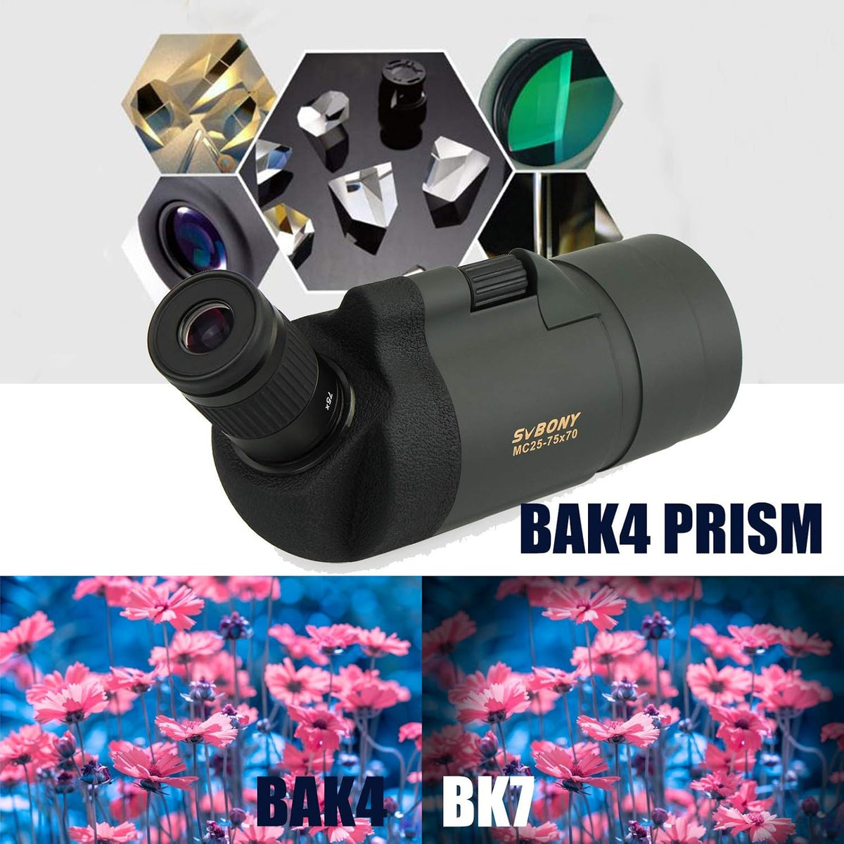 Telescopische Kijker – Spotting Scope – Monoculair – Verrekijker – Kijker – 25-75x Vergroting – Waterdicht Met Driestoelpoot