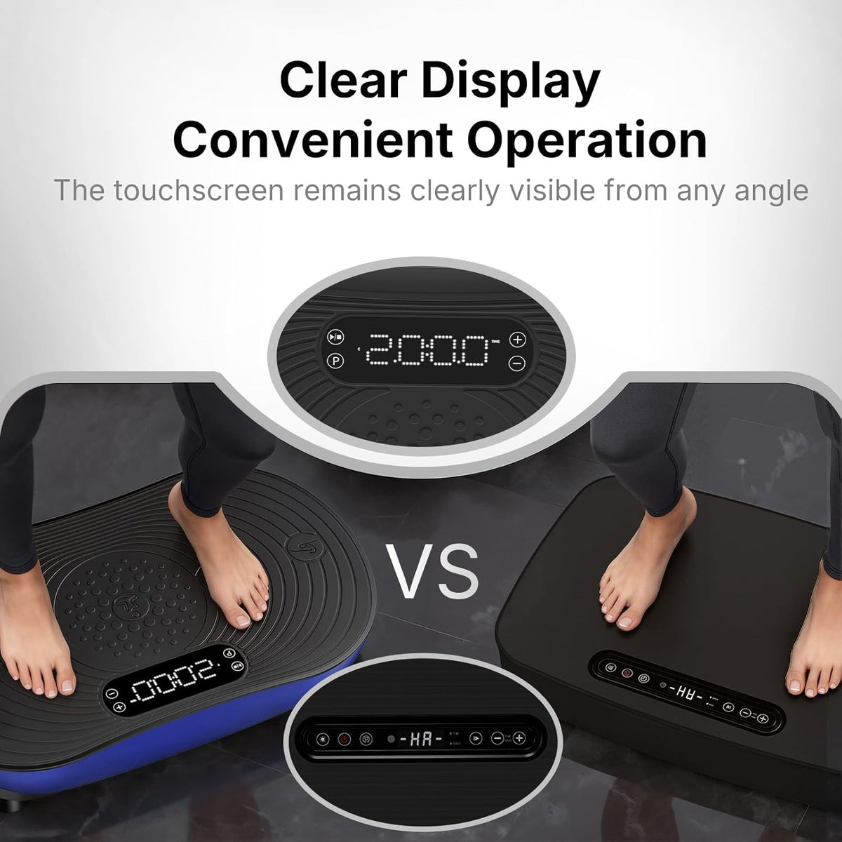 Trilplaat – Vibratieplaat – Fitnessplaat – Trainingsplatform – Spiertrainer – 99 Intensiteitsniveaus – Ingebouwde Bluetooth Speaker