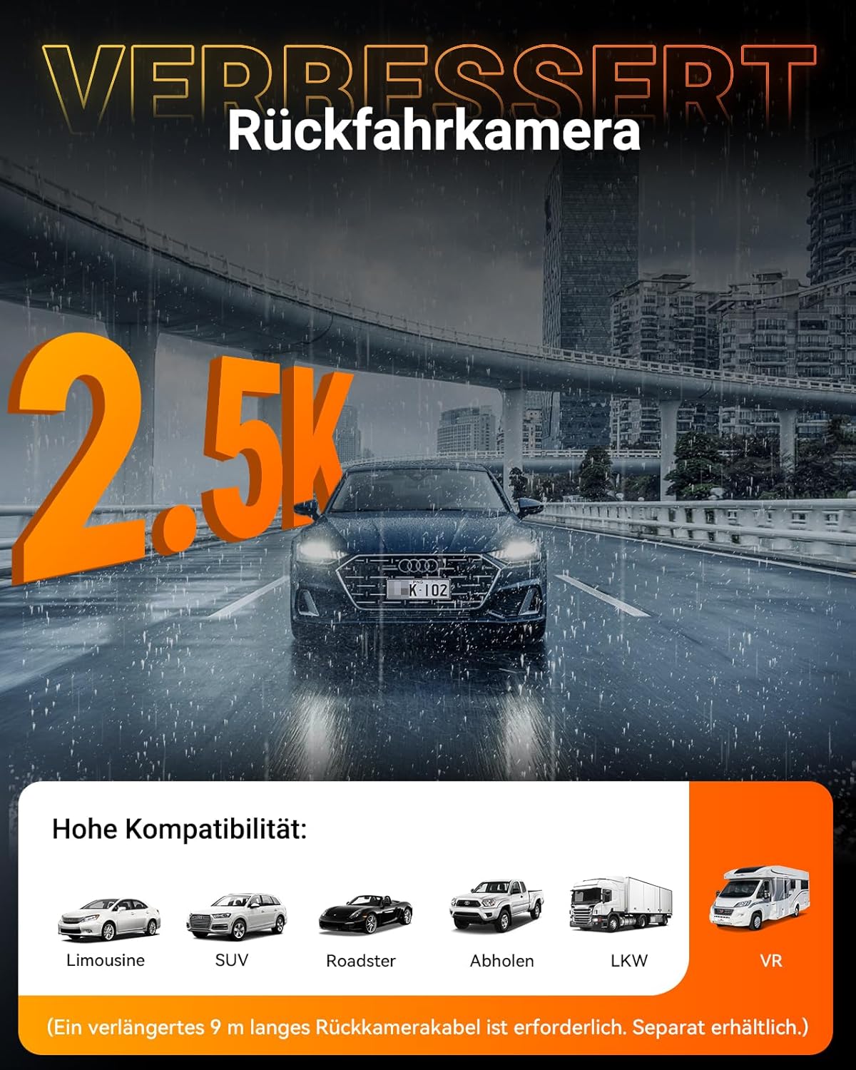 Dashcam Auto – Autocamera – Dashboardcamera – Rijcamera – Camerasysteem Auto – Driekanaals Opname Voor Binnen En Achter – Spraakbediening