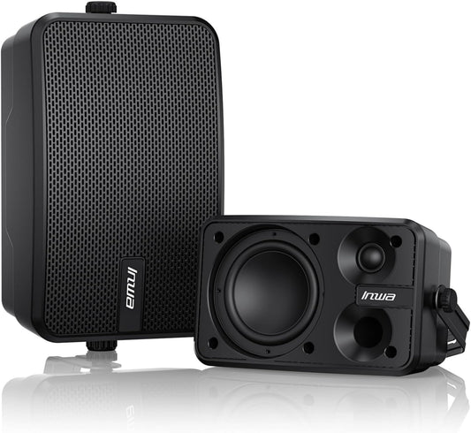 Wandluidsprekerset – Bluetooth Speakerset – Luidsprekerset – Actieve/Passieve Speakers – Set van 2 – 400W Piekvermogen – IPX5 Waterdicht
