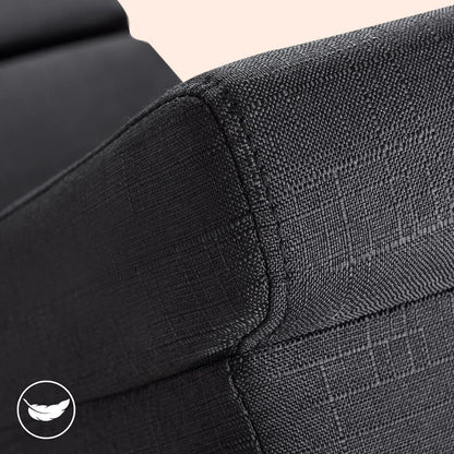 Relaxfauteuil – Relaxstoel – Loungefauteuil – Leunstoel – XXL Fauteuil – Ergonomisch Design – Stalen Frame met Verchroomde Poten