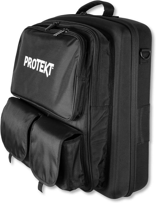 Protekt DJM-A9 EVA-tas van BA9P DJ-draagtas voor Pioneer Player - met 4 voorvakken voor laptop, hoofdtelefoon, kabels en essentiële accessoires, Zwart, 525 x 510 x 165 mm, DJ Mixer Tas