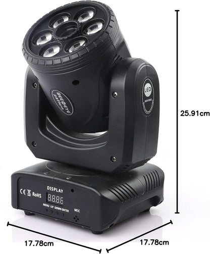 Moving Head LED 120W disco licht DMX512 RGBW DJ lichten voor disco party licht club bar strobe podiumlicht lichteffect 8 patronen 8 kleuren