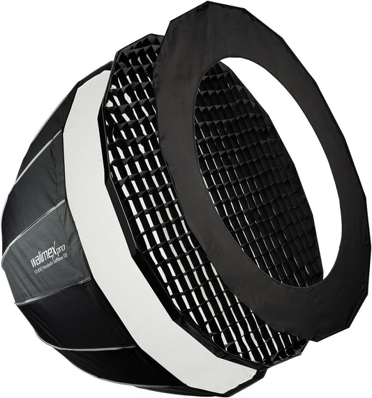 Softbox – Parabolische Softbox – Studio Softbox – Octabox – Lichtvormer – 120 cm Achthoekig – 360° Draaibaar Met Schermfunctie