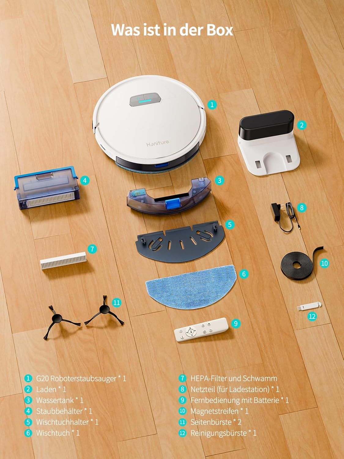 Robotstofzuiger – Robotstofzuiger Met Dweilfunctie – Stofzuiger Robot – Automatische Stofzuiger – Dweilrobot – 4000 Pa Zuigkracht – 3-in-1 Vegen Zuigen Dweilen