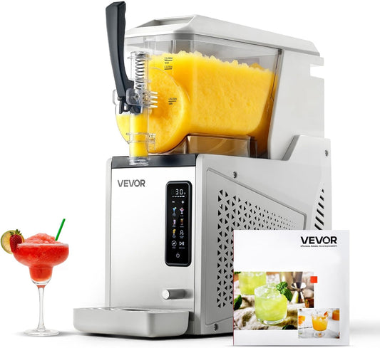 Slushmachine – Slushmaker – IJsdrankmachine – Milkshakemachine – Granitamachine – 3 Liter Enkele Tank – 350 W Met Zelfreinigende Functie