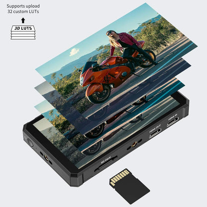 Camera-Monitor – Veldmonitor – Videoscherm – Extern Scherm – DSLR-Monitor – 5,5 Inch AMOLED-Touchscreen – HDMI 2.0