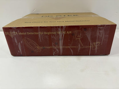 DR.ÖTEK Metaaldetector voor volwassenen, gouddetector met LCD-display, 6 modi, pinpoint & 3-terreinmodi, waterdicht, lichtgewicht en geüpgraded voor beginners, eenvoudig te gebruiken kit met