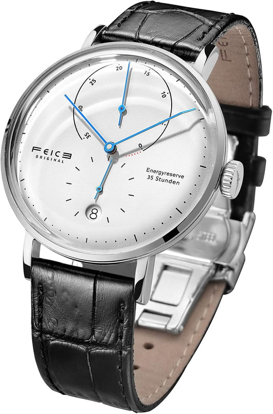 Men's Wristwatches FEICE Bauhaus Automatic Mechanical Watch with Domed Mirror Waterproof Big face Dress Watches for Men ⌀42mm -FM202