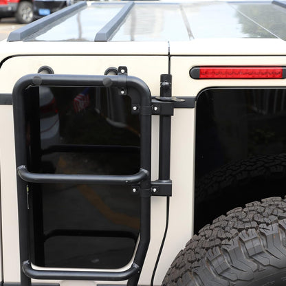 Auto Achterklep Klimmen Ladder Vlaggenmast Beugel Compatibel met Ineos Grenadier 2020-2024 Multifunctionele Achterklep Vlaggenmast Houder Antenne Montage Metalen Base Accessoires
