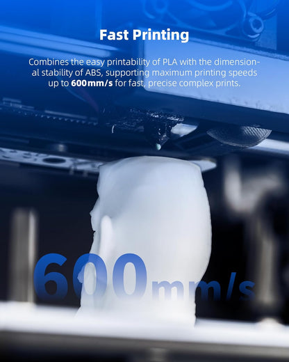 Inslogic Voorafgedroogd PETG Pro 1.75mm, Hoogsnelheid Mat PETG Pro 3D Printing Filament, Geschikt voor de Meeste FDM 3D-printers, 10kg Bundle (5 Zwart + 5 Wit)