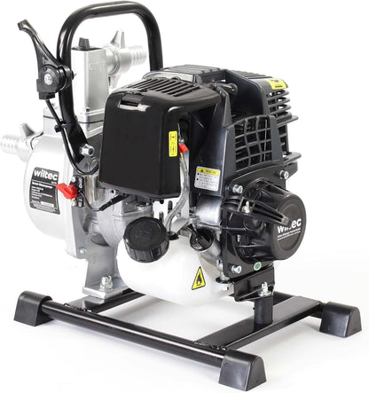 Benzine Waterpomp – Tuinpomp – Verfpomp – Dompelpomp – Irrigatiepomp – 1 kW Motorvermogen – 8.000 Liter Per Uur Debiet
