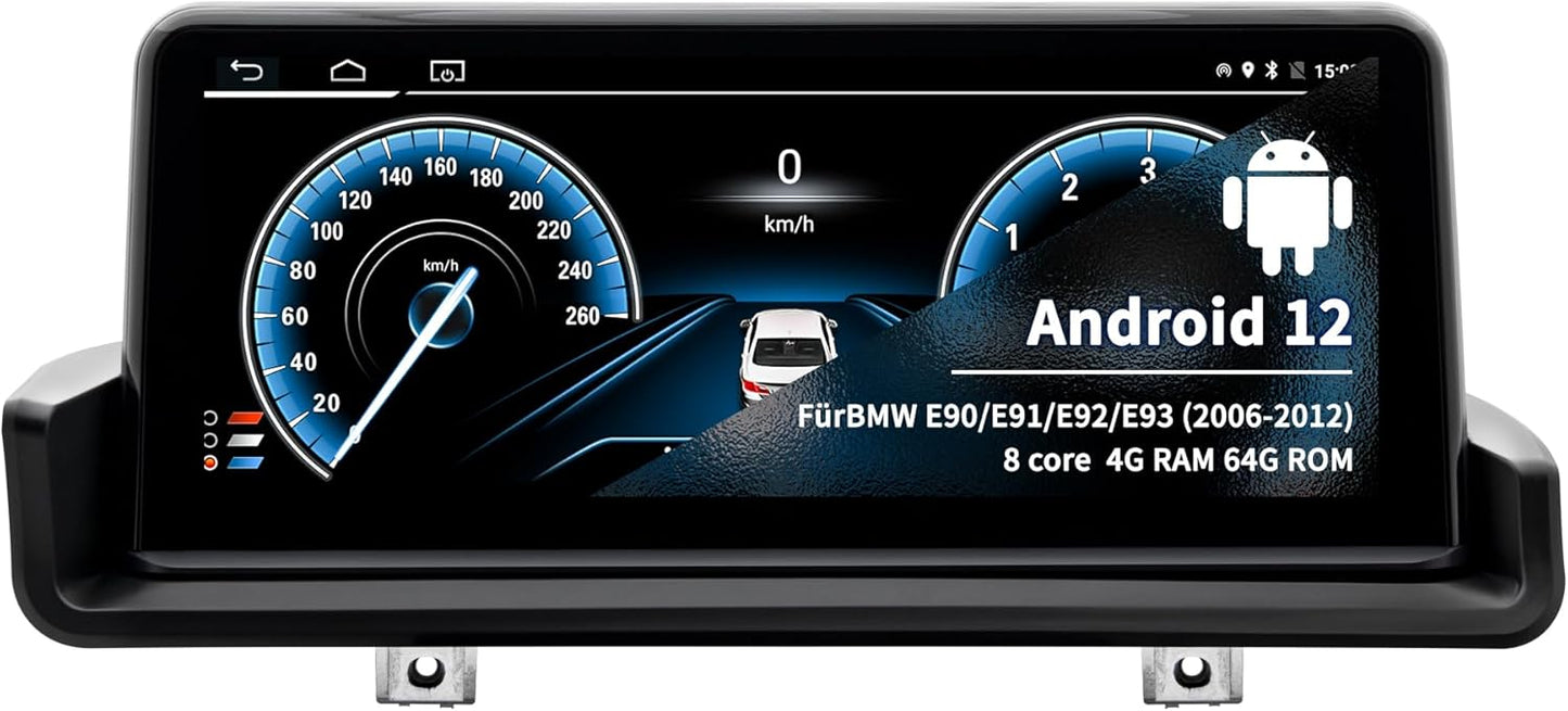Autoradio BMW 3-serie – Android Autoradio – Multimedia Systeem – Navigatiesysteem – Touchscreen Radio – 10,25 Inch HD Scherm – 4G SIM & CarPlay Android Auto