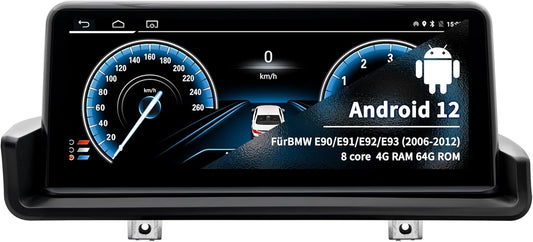 Autoradio BMW 3-serie – Android Autoradio – Multimedia Systeem – Navigatiesysteem – Touchscreen Radio – 10,25 Inch HD Scherm – 4G SIM & CarPlay Android Auto