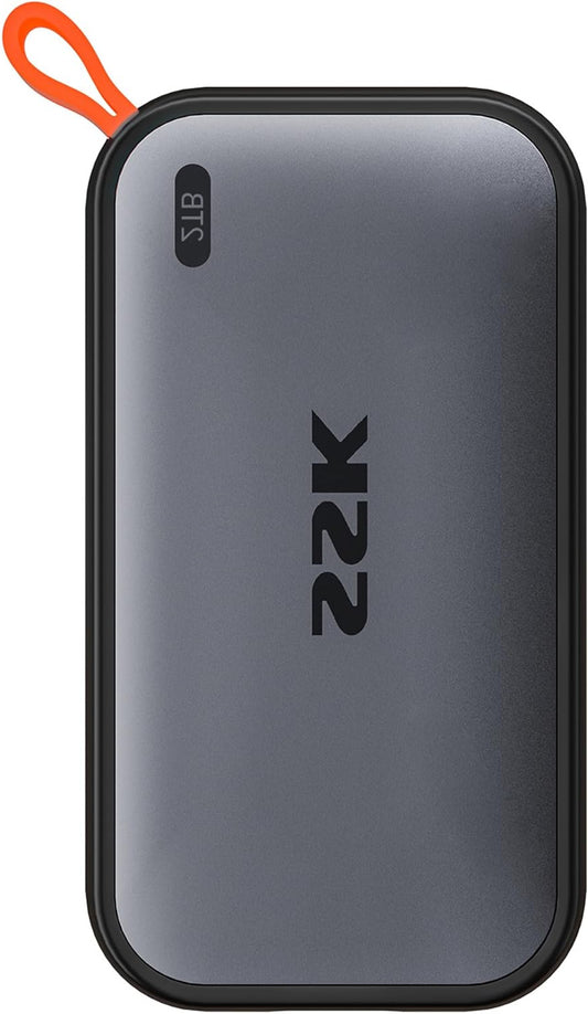 SSK 2TB Portable External NVME SSD, Up to 1050MB/s Extreme Transmission Speed USBC 3.2 Gen2 Solid State Drive for Type-c Smartphone, PS5, xBOX, Laptop, Macbook/Pro/Air and more - QUORE