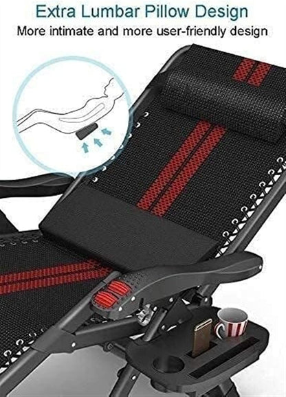 Folding Chair Sun Loungers Recliner Outdoor Chair,Garden Rocking Chair Relaxing Chair,Deck Chair,Cushion Covers Armchair - QUORE