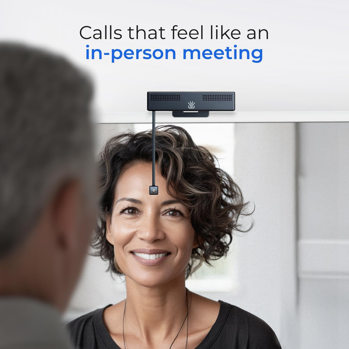Pro 4K HD webcam met oogcontact, ruisonderdrukkende microfoon, plug and play USB voor Mac & PC zoom, Skype, teams, conferencing en videogesprekken
