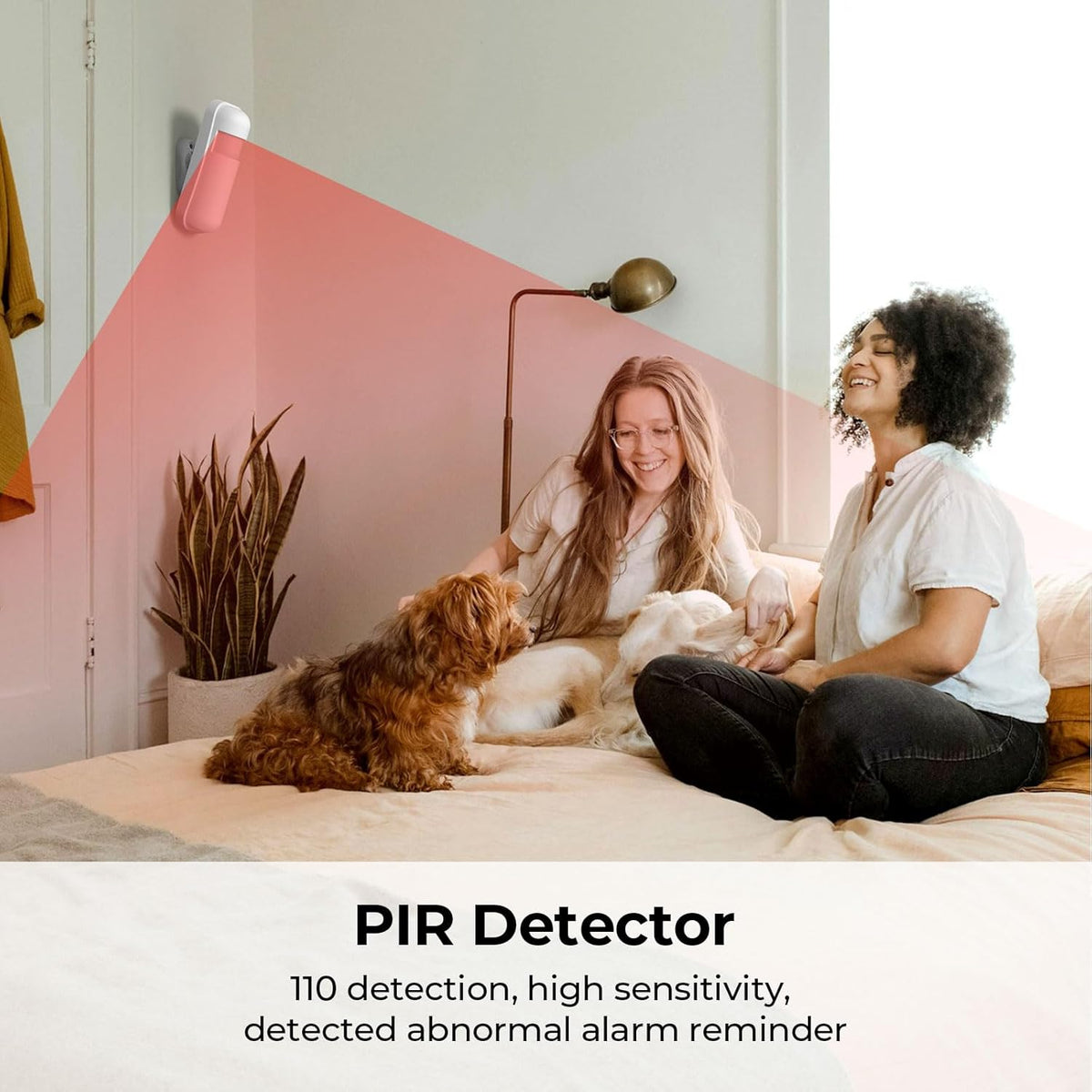 PGST Home Security System, 16 Stuk WiFi GSM 2G Home Security Alarmsysteem met Afstandsbediening Deurraam Alarm Sensor IR Bewegingsmelder Compatibel met Alexa