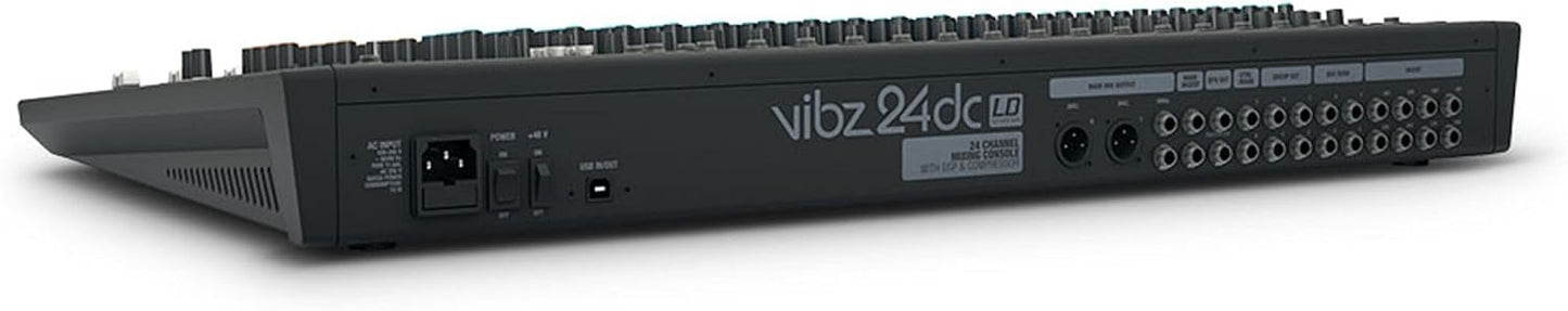 LD Systems VIBZ 24 DC compacte mixer 24 kanaals met DFX en compressor