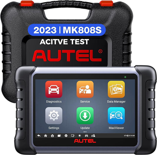 Autel MaxiCOM MK808S Auto Diagnostisch Hulpmiddel, 2025 Bidirectioneel Hulpmiddel Hetzelfde als MK808BT PRO, 28+ Service, Actieve Test, Alle Systeemdiagnose,