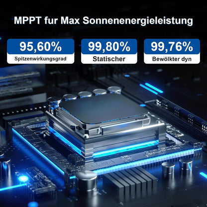 Omvormer 800 W met IP67 waterdicht - omvormer balkonkrachtcentrale met wifi-app voor balkonkrachtcentrale