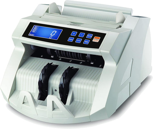 Technology BB-2150CW Geldtelmachine, herkent vals geld onmiddellijk, snel bankbiljettentester, telt veilig 1000 bankbiljetten per minuut, euro, US-dollar, pond